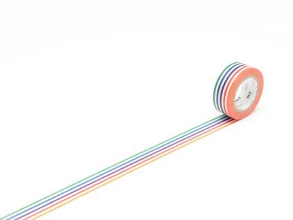 Produkt Washi páska geometrická - colourful border