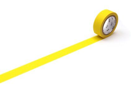Produkt Washi páska jednobarevná - matte yellow