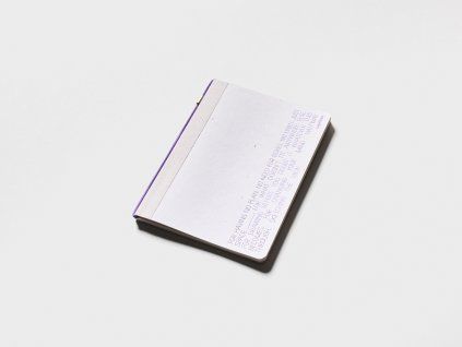Produkt Journal Zápisník na bílém pozadí