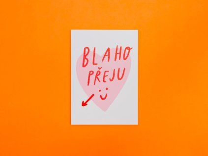 Produkt Přání Blaho přeju