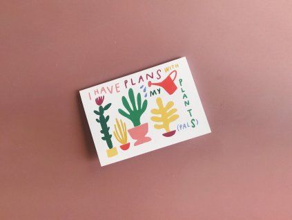 Produkt Přání I Have Plans With My Plants