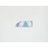 Produkt Washi páska vzorovaná - triangle and diamond blue vzor