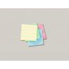 Mix produktů Samolepicí bloček Post-it na šedém pozadí